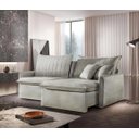 Ver imagem 1 de Sofá-cama Retrátil e Reclinável 220cm Madri - Movenzo Estofados
