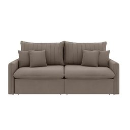 Sofá Cama Retrátil e Reclinável 180cm Madri Movenzo Estofados Veludo - 2