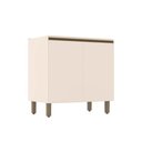 Ver imagem 1 de Balcão de Cozinha Connect C/2 Portas S/tampo 80x52x81cm Off White - Henn