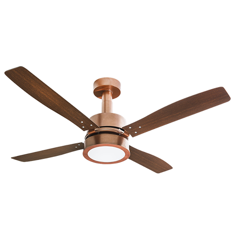 Ventilador de Teto Vintage Led Cobre 110v Venti-delta