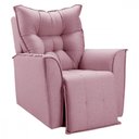 Ver imagem 2 de Poltrona Reclinavel do Papai para Sala King Linho Rosê