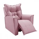 Ver imagem 5 de Poltrona Reclinavel do Papai para Sala King Linho Rosê