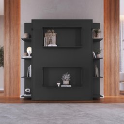 Cama Casal Articulável Vertical com Estante 140 Vancouver - 3