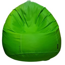 Puff Gota Mariju - Verde - Já com Enchimento - Conforto e Estilo para Sala, Quarto, Escritório, Gami - 1