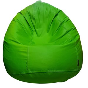 Puff Gota Mariju - Verde - Já com Enchimento - Conforto e Estilo para Sala, Quarto, Escritório, Gami