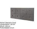 Ver imagem 2 de Painel de Cama Casal 1,40 Ferrari Cor Cinza