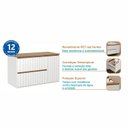 Ver imagem 6 de Gabinete de Banheiro 2 Portas 1 Gaveta 100cm Toronto Yescasa Branco/Carvalho