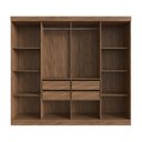 Ver imagem 5 de Guarda Roupa Casal 100% Mdf Chicago 68500 8 Portas 4 Gavetas