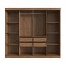Guarda Roupa Casal 100% Mdf Chicago 68500 8 Portas 4 Gavetas - 5