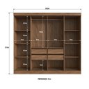 Ver imagem 6 de Guarda Roupa Casal 100% Mdf Chicago 68500 8 Portas 4 Gavetas