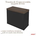 Ver imagem 5 de Conjunto Escritório: Mesa Direto e Balcão 2 Portas - Artany