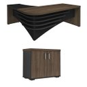 Ver imagem 4 de Conjunto Escritório: Mesa Direto e Balcão 2 Portas - Artany