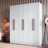 Guarda Roupa Casal 100% Mdf New York 21706 6 Portas 2 Gavetas - 4