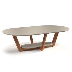 Mesa de Centro Elegance Sala Oval Gianduia/nature