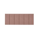 Ver imagem 2 de Cabeceira Painel Riscada Estofada para Cama de Casal 1,40 - Rose