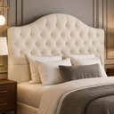 Ver imagem 2 de Cabeceira Cama Box Casal 140 Cm Dunas Bouclé Off White - Nexta Casa