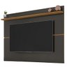 Painel Suspenso para Tv até 75" Columbus L01 - Amarena Móveis Cor Grafite/freijó - 1