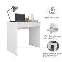 Ver imagem 2 de Escrivaninha Home Office Estudos Trabalho com Gaveta Alexia