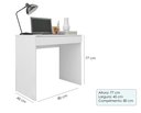 Ver imagem 5 de Escrivaninha Home Office Estudos Trabalho com Gaveta Alexia