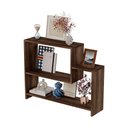 Ver imagem 2 de Rack Nicho Aparador Girona Nogal para TV Sala Quarto Escritorio
