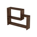 Ver imagem 3 de Rack Nicho Aparador Girona Nogal para TV Sala Quarto Escritorio