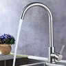 Torneira Inox Cozinha Bancada,bica Alta Monocomando, Escovada, Linha Inox Cromada Grascan - 3