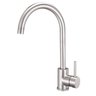 Torneira Inox Cozinha Bancada,bica Alta Monocomando, Escovada, Linha Inox Cromada Grascan - 1