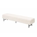 Ver imagem 5 de Puff Recamier 160cm Lauri Bouclé Off White - Sallar Home