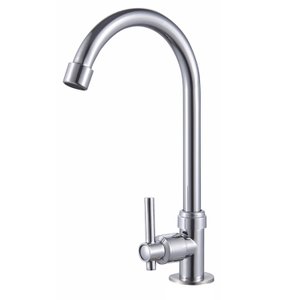 Torneira Metal Cozinha Bancada Bica Alta Alavanca,cromada Linha Metal Cromada