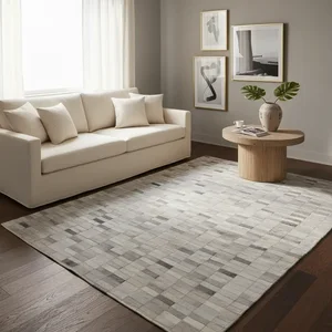 Tapete de Couro Natural Cinza 2,00 X 1,50 M