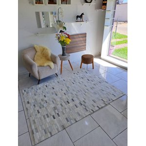 Tapete de Couro Natural Cinza 2,00 X 1,50 M