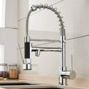 Ver imagem 3 de Torneira Misturador Inox Gourmet,cozinha Bancada com Ducha Linha Inox Cromada Grascan