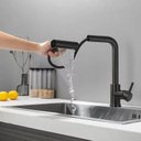 Ver imagem 5 de Torneira Misturador Inox Cozinha,Bancada com Articulador Linha Inox Preto Grascan
