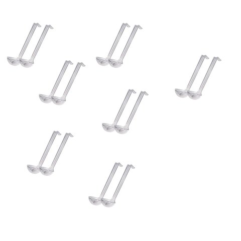 Conj 15 Conchas Self Service Transparente Sorveteria Açaiteria Plástica San 22 Cm Sb