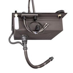 Cuba Completa Gourmet Multifuncional, Lava Copos em Inox Escovada Grascan - 10