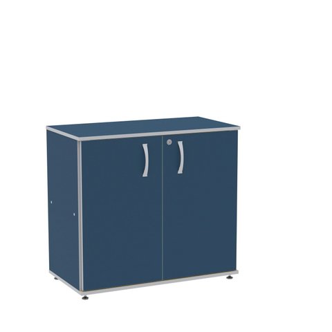 Armario Baixo 02 Portas Pivotante AB700MX-32 Cinza/Azul