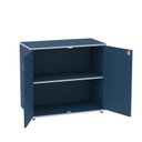 Ver imagem 3 de Armario Baixo 02 Portas Pivotante AB700MX-32 Cinza/Azul
