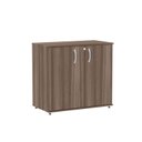 Ver imagem 4 de Armario Baixo 02 Portas Pivotante AB700MX-32 Marrom/Walnut