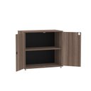 Ver imagem 3 de Armario Baixo 02 Portas Pivotante AB700MX-32 Marrom/Walnut