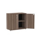 Ver imagem 6 de Armario Baixo 02 Portas Pivotante AB700MX-32 Marrom/Walnut
