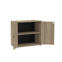 Ver imagem 3 de Armario Baixo 02 Portas Pivotante AB700MX-32 Marrom/Noce Marromle