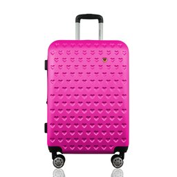 Mala de Viagem Média 23kg Despachada Expansiva Rígida Rodas Duplas 360º Cadeado Tsa Gladiador C1m: P - 1