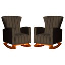 Ver imagem 1 de Kit 02 Poltronas Balanço Melinda Veludo