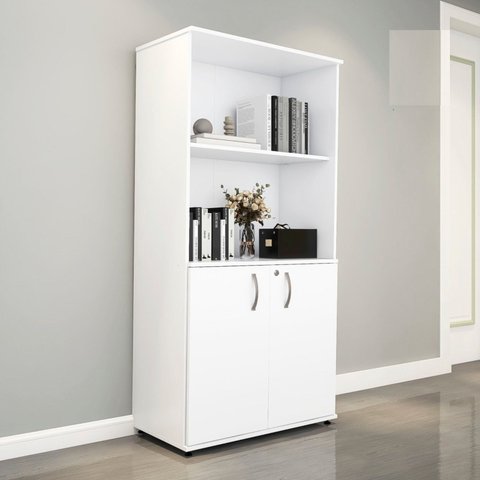 Armario Misto 02 Portas Pivotante AM1600MX-33 Branco