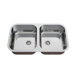 Cuba para Cozinha Gourmet Pia Dupla Aço Inox 72cm X 40cm X 14cm Acetinado GhelPlus - 2