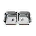 Ver imagem 2 de Cuba para Cozinha Gourmet Pia Dupla Aço Inox 72cm X 40cm X 14cm Acetinado GhelPlus