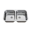 Ver imagem 2 de Cuba para Cozinha Gourmet Pia Dupla Aço Inox 72cm X 40cm X 14cm Acetinado GhelPlus