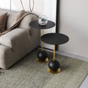 Ver imagem 4 de Conjunto Mesa Lateral de Canto Milão 40 X 65