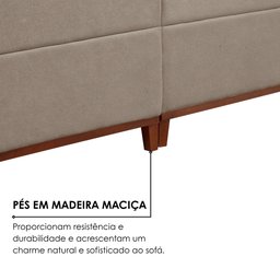 Sofá Grécia 4 lugares com Chaise Bouclê 2,70M - 10