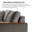 Ver imagem 7 de Sofá Grécia 4 Lugares com Chaise Bouclê 2,70m Yescasa